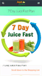 Mobile Screenshot of justonjuice.com